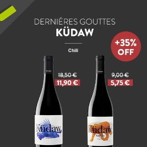 offfre partenaire : Dernières gouttes de Küdaw 2015 (Chili) ! 35% de réduction comme un adieu à ce millésime