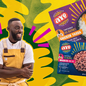 AFRIQUE2050  : Eric Adjepong de Top Chef apporte des plats ouest-africains à l'épicerie