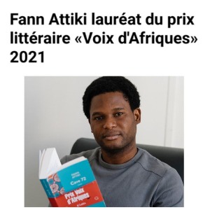 AFRIQUE2050 Littérature : Fann Attiki remporte le prix « Voix d’Afriques » 2021