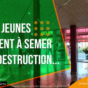 BEZONS : Les jeunes jouent à semer la destruction...