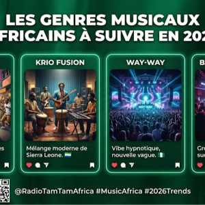 Musique africaine : les genres qui vont exploser en 2026