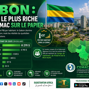 Gabon : premier en richesse dans la CEMAC, mais dernier dans le quotidien ? Le grand paradoxe économique d’un pays à 8 270 dollars de PIB par habitant