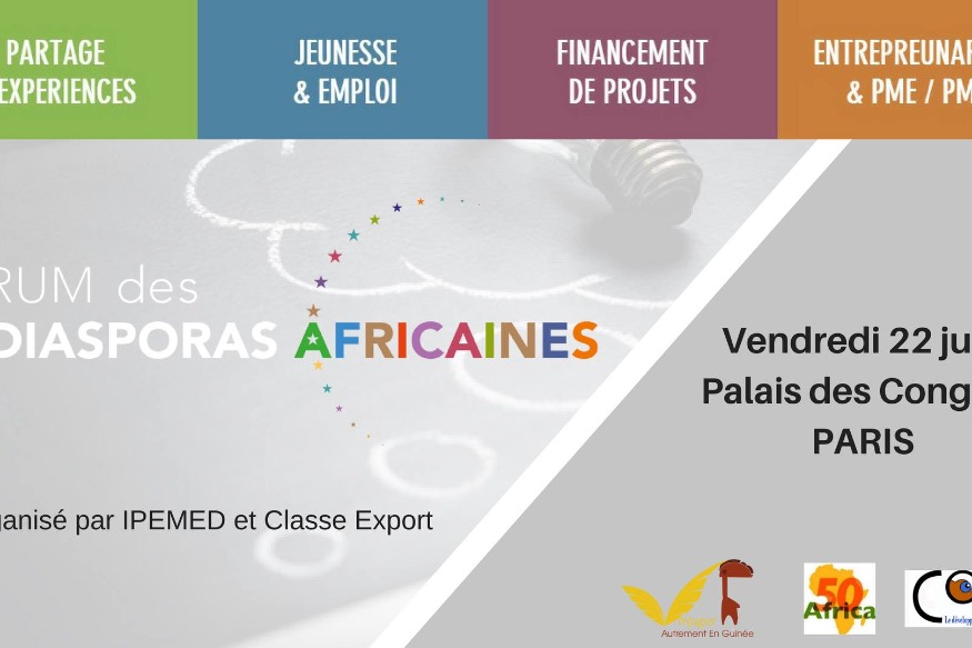 Forum des Diasporas Africaines du 22 juin au palais des Congrès de Paris