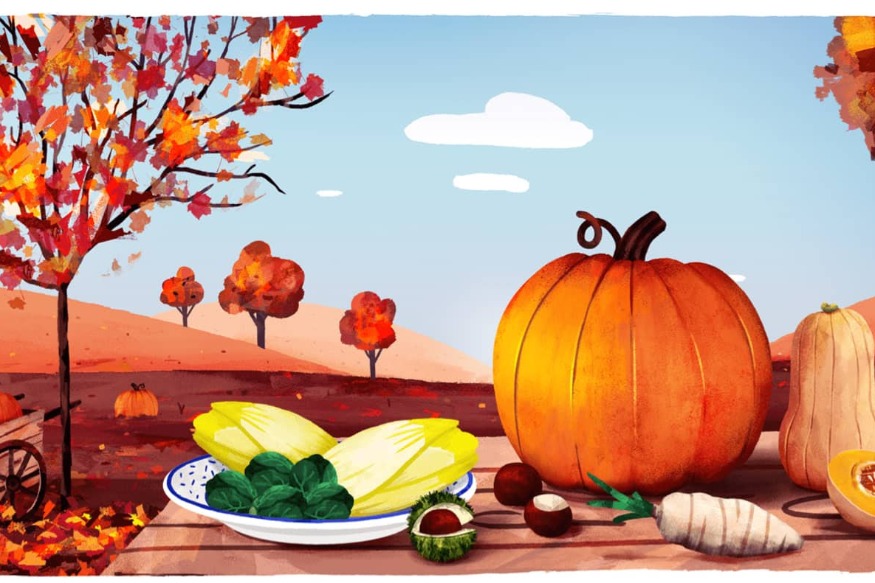 Les fruits et légumes de novembre