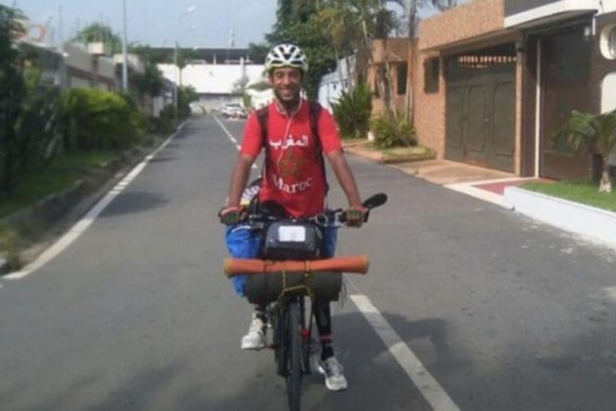 PEOPLE : Un jeune Marocain entame le tour du monde à vélo pour la paix ☮️