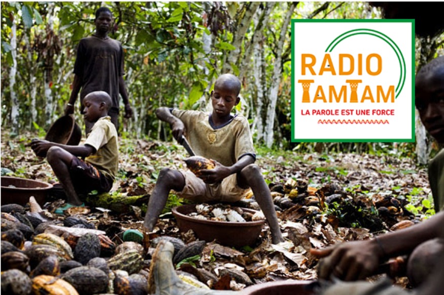 AFRIQUE : Travail des enfants pour les entreprises de chocolat  et des producteurs de cacao de l'Afrique pour 1 € par mois