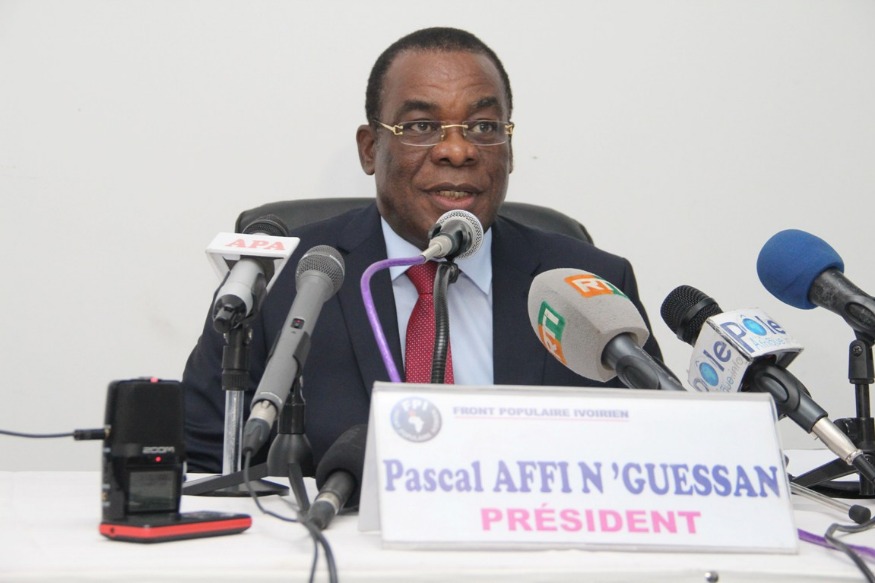 AFRIQUE 2050 CÔTE D'IVOIRE Présidentielle 2020 : Affi N’Guessan a déposé son dossier de candidature à la candidature du FPI