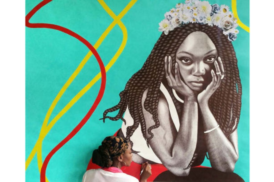 AFRIQUE2050 : Un artiste nigérian utilise un feutre fin dans une exposition évocatrice