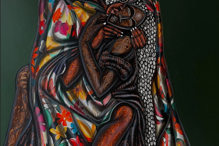 Culture Côte D’Ivoire : Obou Gbais de Côte d'Ivoire peint l'histoire de sa vie