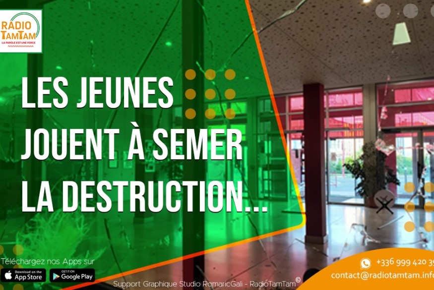 BEZONS : Les jeunes jouent à semer la destruction...