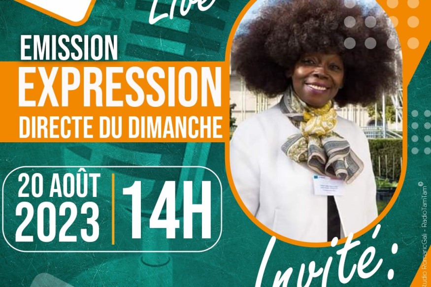 EMISSION LIVE : EXPRESSION DIRECTE avec Sylvie Mengue M’Eyaa