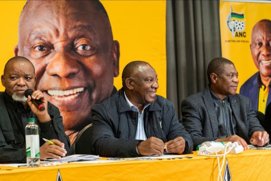 La coalition du gouvernement d'unité nationale d'Afrique du Sud compte cinq partis