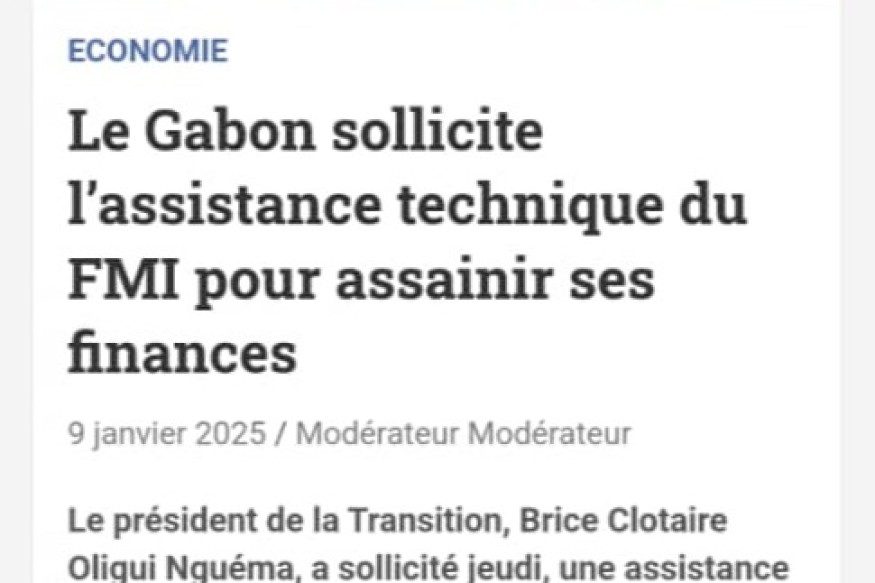 Gabon : Le grand flop de la poudre de perlimpinpin du gouvernement de la junte.