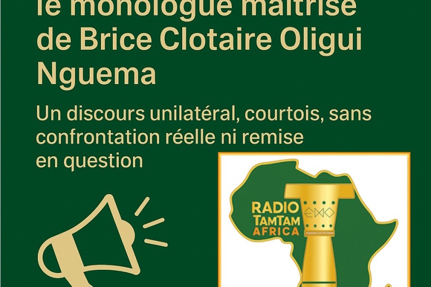 GABON « 1 Candidat, 1 Projet » : Le monologue maîtrisé de Brice Clotaire Oligui Nguema.