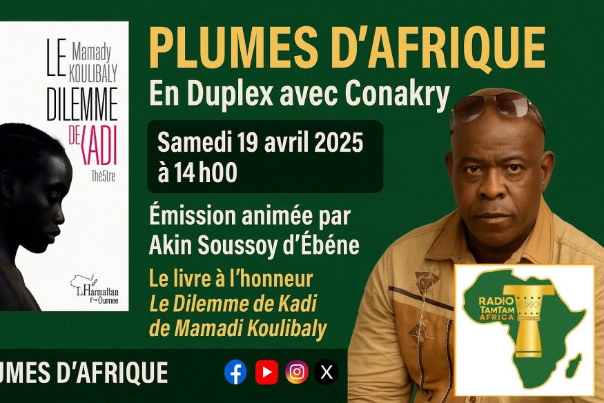 EMISSION : PLUMES D’AFRIQUE – Une voix littéraire pour penser l’Afrique d’aujourd’hui