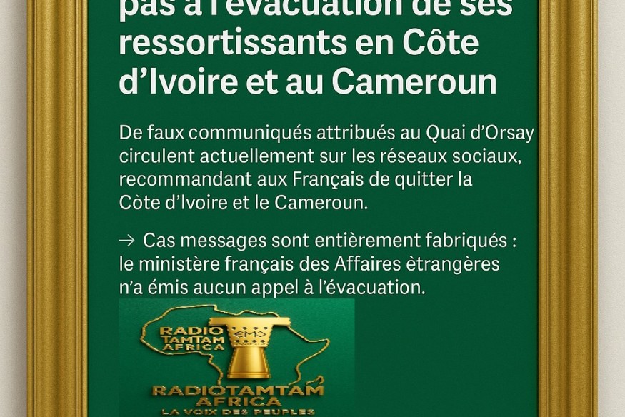 Flash Info – RADIOTAMTAM AFRICA