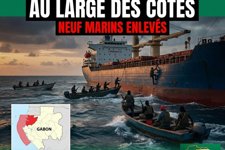 GABON : PIRATERIE MARINS ENLEVES LIBREVILLE