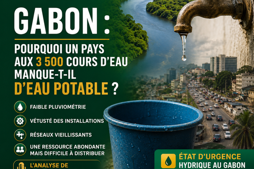 Gabon : pourquoi un pays aux 3 500 cours d'eau manque-t-il d'eau potable ?