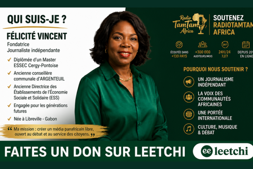 Soutenez RADIOTAMTAM AFRICA : une voix libre pour l’Afrique et sa diaspora